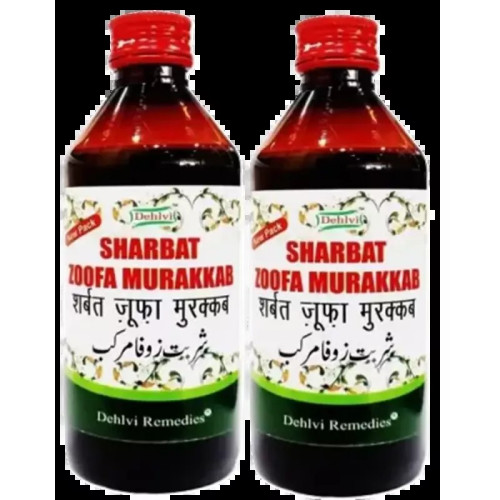 Dehlvi Sharbat Zoofa Murakkab (200ml, Pack of 2)