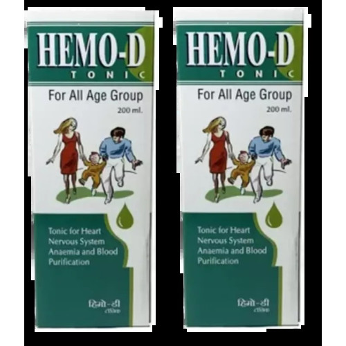 Drugs Lab Hemo D Syrup (200ml, Pack of 2)