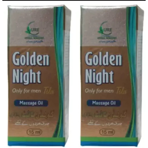 Cure Herbal Golden Night Tila (15ml, Pack of 2)
