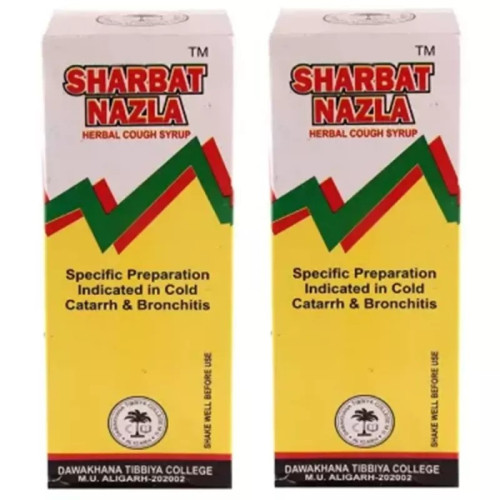 Dawakhana Tibbiya Sharbat Nazla (125ml, Pack of 2)