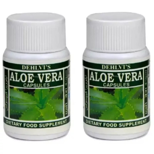 Dehlvi Aloevera  Capsules (60 Capsules, Pack of 2)