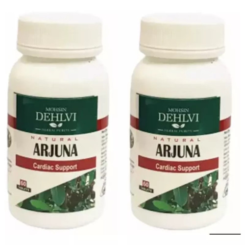 Dehlvi Ambar Arjuna  Tablets (60 Tablets, Pack of 2)