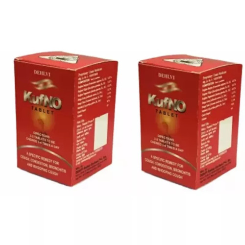 Dehlvi Ambar Kufno  Tablets (80 Tablets, Pack of 2)
