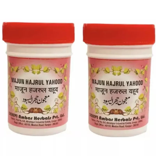 Dehlvi Ambar Majun Hajrul Yahud (125g, Pack of 2)