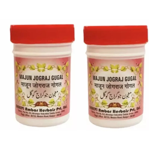Dehlvi Ambar Majun Jograj Gugal (125g, Pack of 2)
