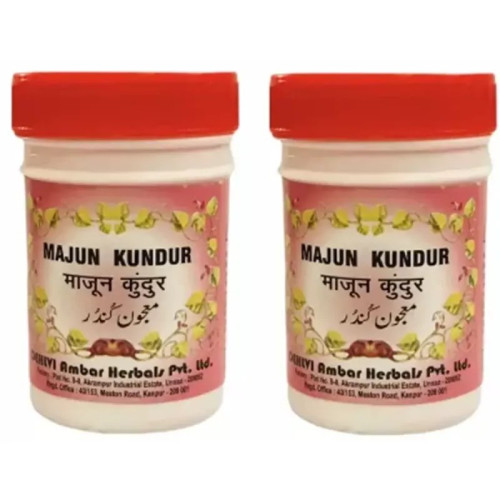 Dehlvi Ambar Majun Kundur (125g, Pack of 2)