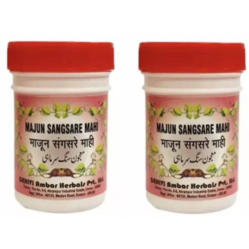 Dehlvi Ambar Majun Sangsare Mahi (125g, Pack of 2)