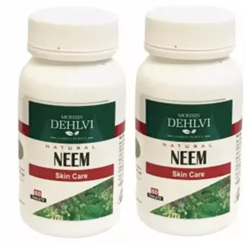 Dehlvi Ambar Neem  Tablets (60 Tablets, Pack of 2)