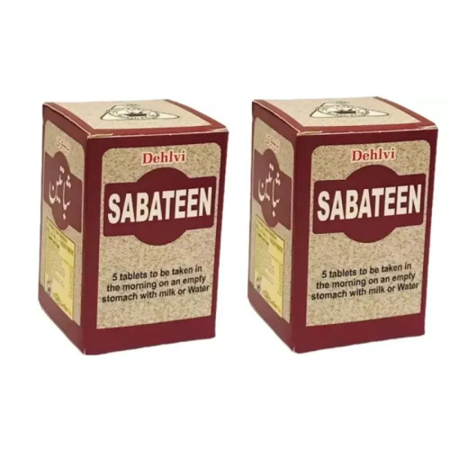 Dehlvi Ambar Sabateen (40 Tablets, Pack of 2)