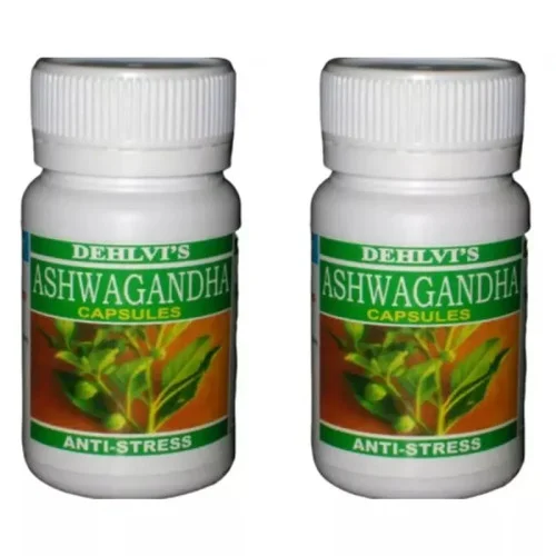 Dehlvi Ashwagandha  Capsules (60 Capsules, Pack of 2)
