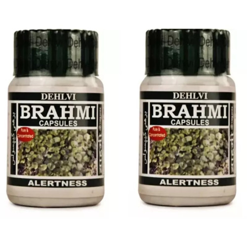 Dehlvi Brahmi  Capsules (60 Capsules, Pack of 2)