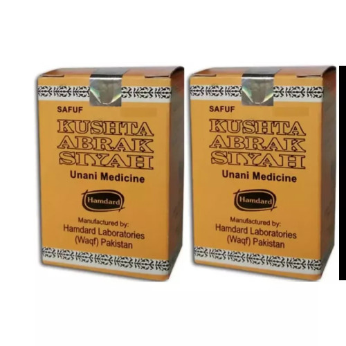 Hamdard Kushta Abrak Siyah (15g, Pack of 2)