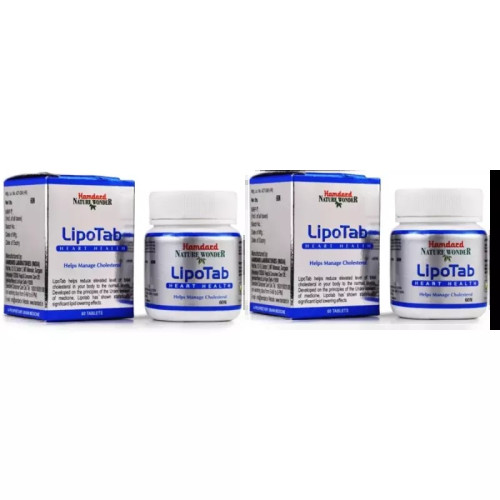 Hamdard Lipo Tablets (60 Tablets, Pack of 2)