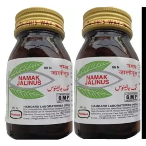 Hamdard Namak Jalinus (80 Tablets, Pack of 2)