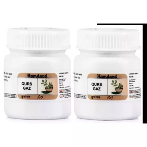 Hamdard Qurs Gaz (20 Tablets, Pack of 2)