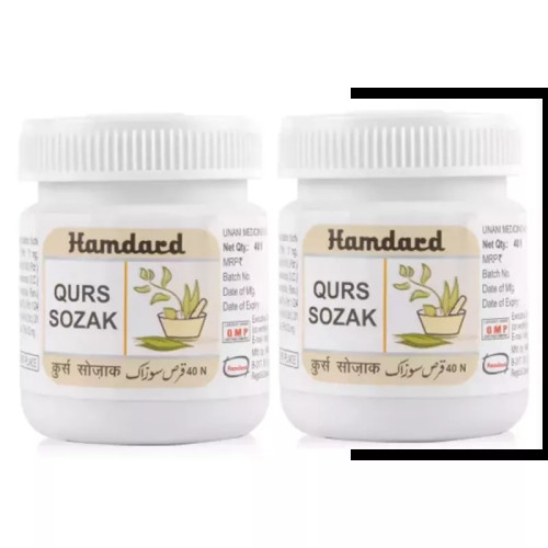 Hamdard Qurs Suzak (40 Tablets, Pack of 2)
