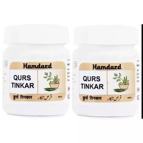 Hamdard Qurs Tinkar (100 Tablets, Pack of 2)