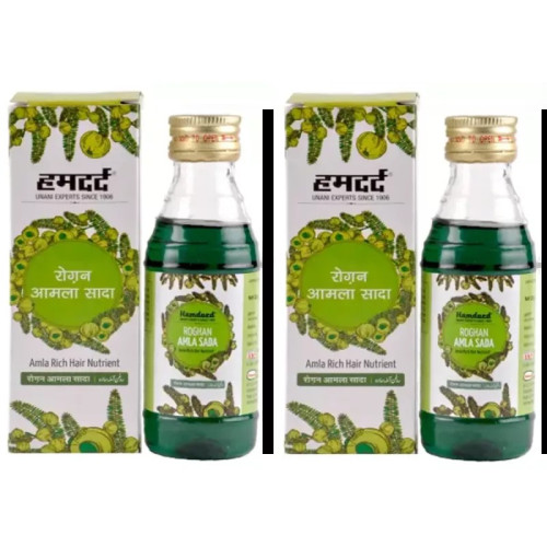 Hamdard Roghan Amla Sada (100ml, Pack of 2)