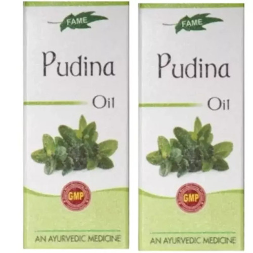 Fame Drugs Pudina Oil (10ml, Pack of 2)