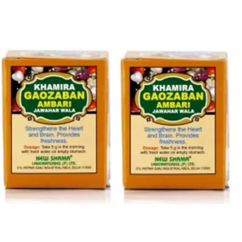 New Shama Khamira Gawzaban Ambari Jawahar Wala (60g, Pack of 2)