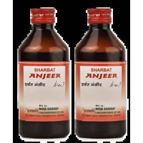 New Shama Sharbat anjeer (200ml, Pack of 2)