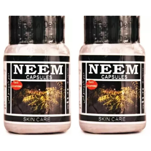 Mohsin Dehlvi Neem  Capsules (60 Capsules, Pack of 2)
