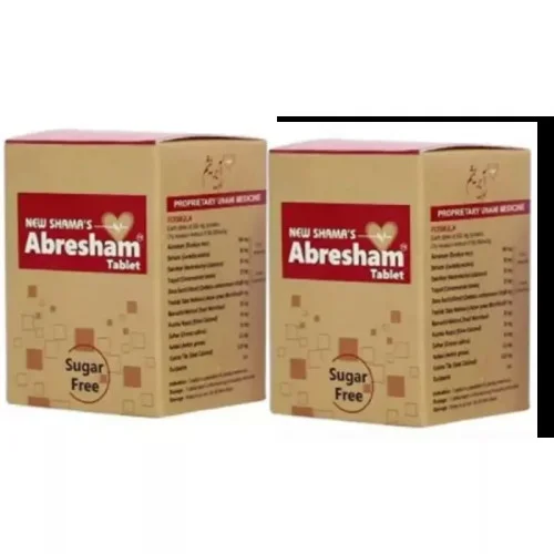 New Shama Abresham  Tablets (10 Tablets, Pack of 2)