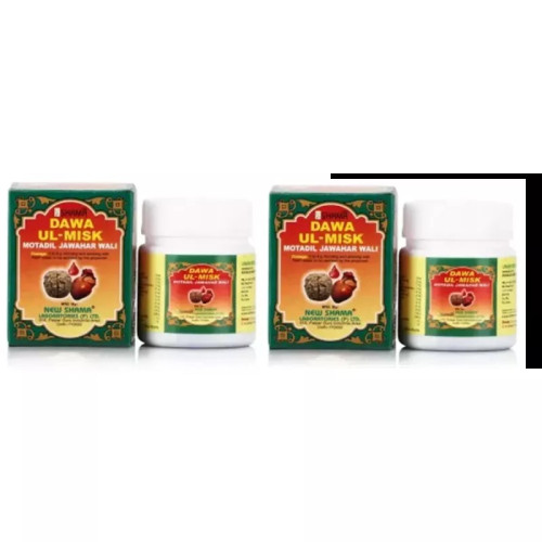 New Shama Dawaul Misk Motadil Jawaharwali (60g, Pack of 2)