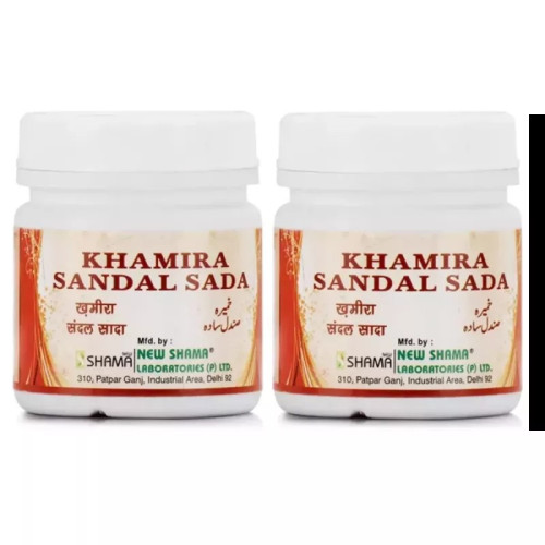 New Shama Khamira Sandal Sada (125g, Pack of 2)