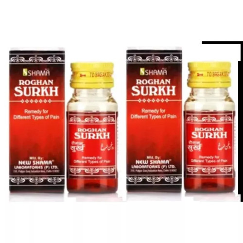 New Shama Rogan Surkh (25ml, Pack of 2)