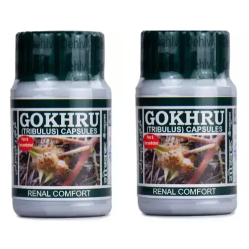 Dehlvi Gokhru  Capsules (60 Capsules, Pack of 2)