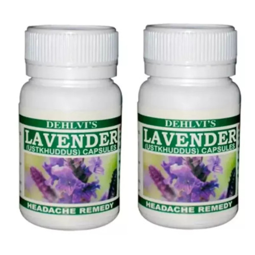 Dehlvi Lavender  Capsules (60 Capsules, Pack of 2)