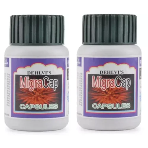 Dehlvi Migra  Capsules (60 Capsules, Pack of 2)