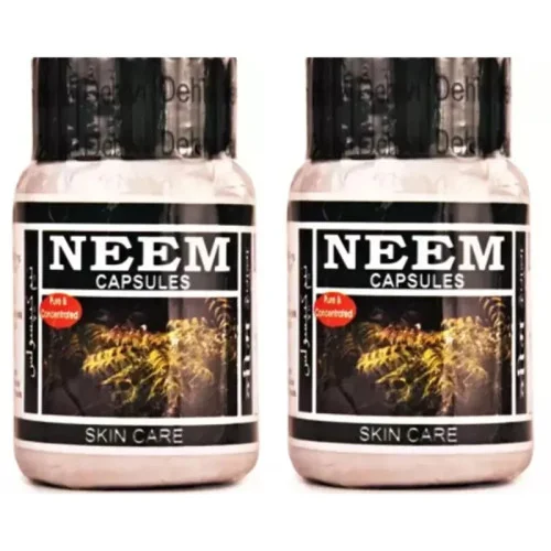 Dehlvi Neem  Capsules (60 Capsules, Pack of 2)