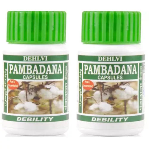 Dehlvi Pambadana  Capsules (60 Capsules, Pack of 2)