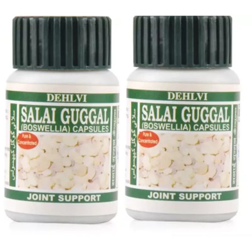 Dehlvi Salai Guggal  Capsules (60 Capsules, Pack of 2)