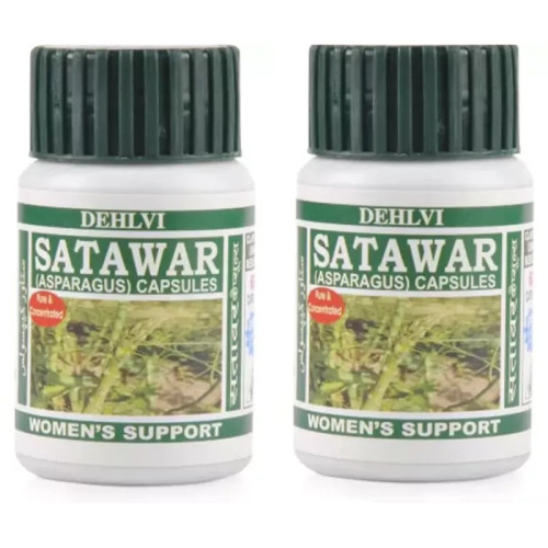 Dehlvi Satawar  Capsules (60 Capsules, Pack of 2)