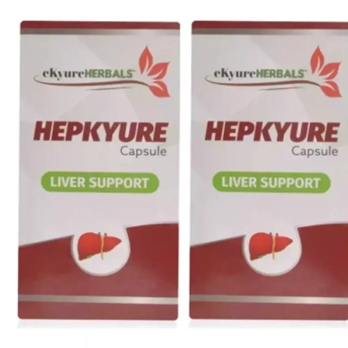 Ekyure Herbals Hepkyure  Capsulesule (30 Capsules, Pack of 2)