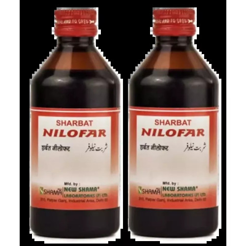 New Shama Sharbat Nilofar (200ml, Pack of 2)