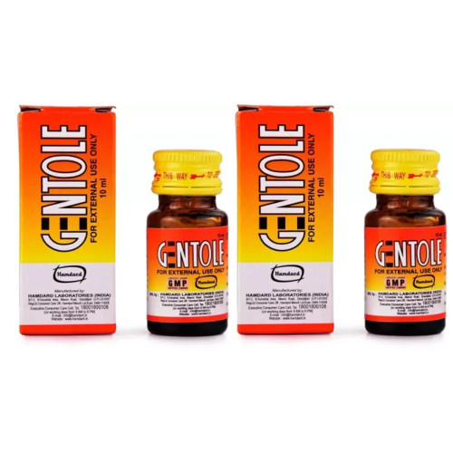 Hamdard Gentole (10ml, Pack of 2)