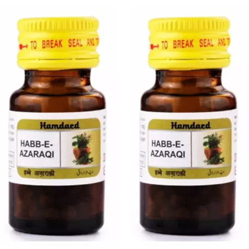 Hamdard Habbe Azaraqi (100 Tablets, Pack of 2)