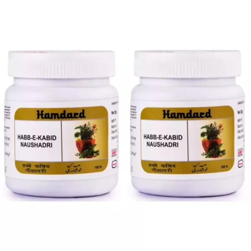 Hamdard Habbe Kabid Naushadri (100 Tablets, Pack of 2)