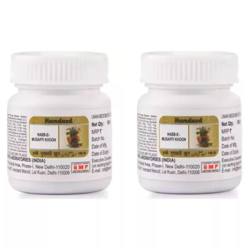 Hamdard Habbe Musaffi Khoon (100 Tablets, Pack of 2)