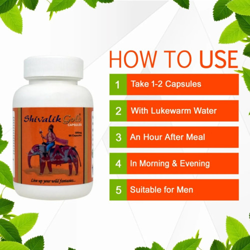 Shivalik Herbals Shivalik Gold (60 Capsules)