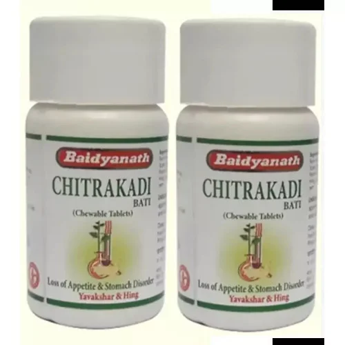 Baidyanath Chitrakadi Bati (40 Tablets, Pack of 2)