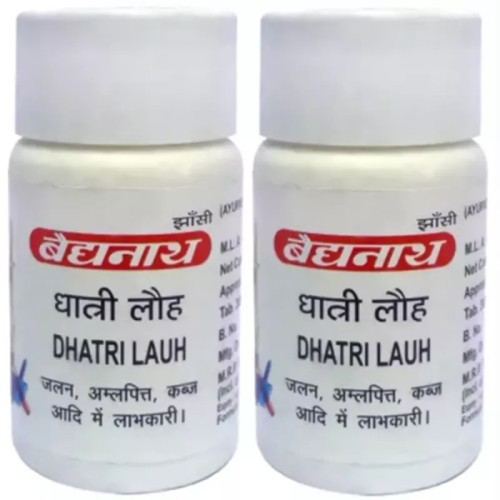 Baidyanath Dhatri Lauh (40 Tablets, Pack of 2)