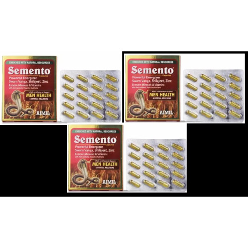 Aimil Semento  Capsules (20 Capsules, Pack of 3)