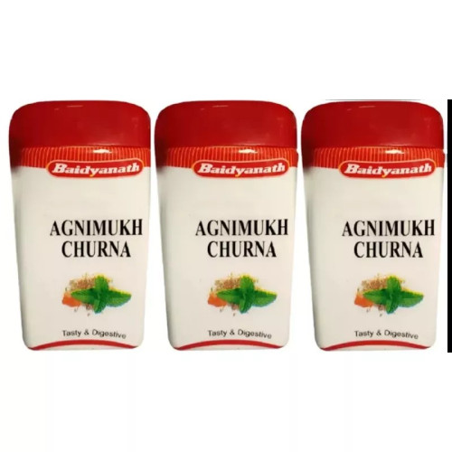 Baidyanath Agnimukh Churna (60g, Pack of 3)