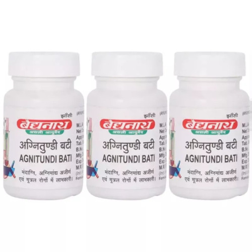 Baidyanath Agnitundi Vati (80 Tablets, Pack of 3)