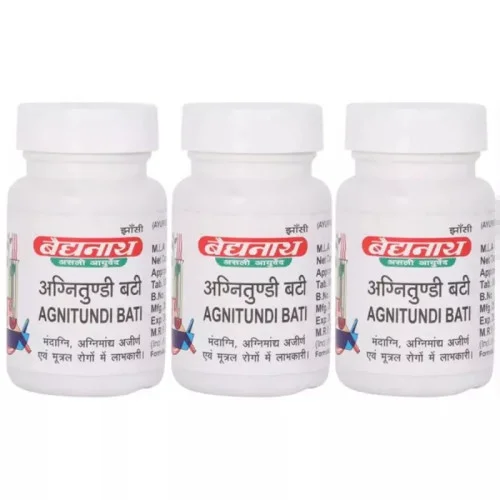 Baidyanath Agnitundi Vati (80 Tablets, Pack of 3)